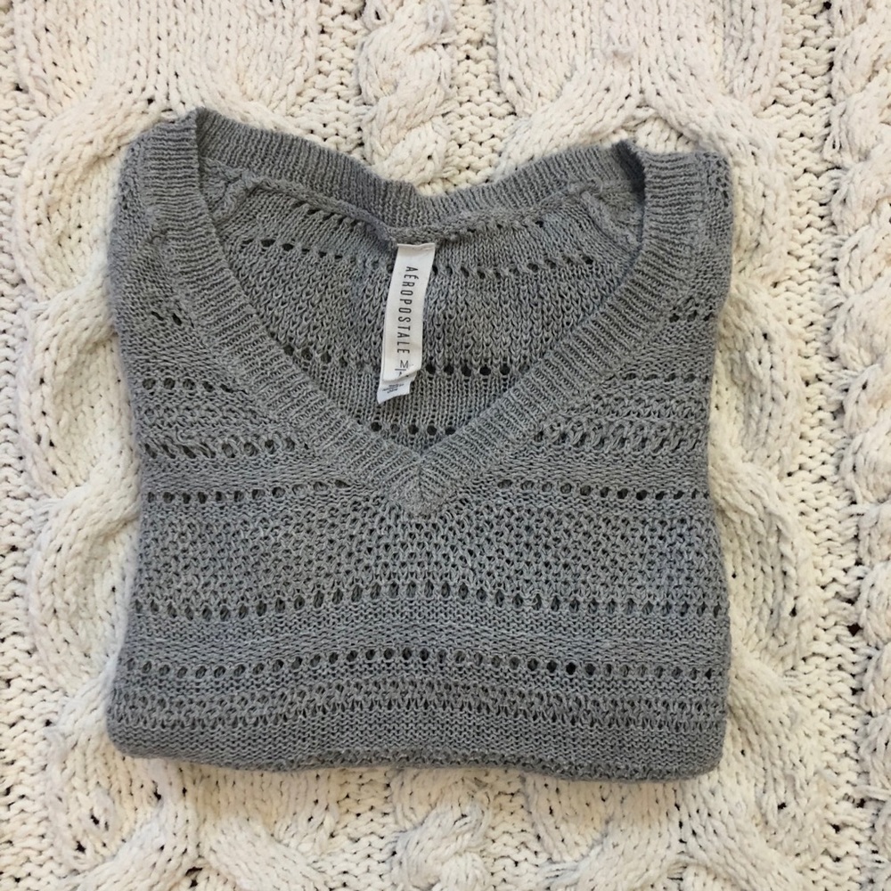 Aero // Grey Knit Sweater